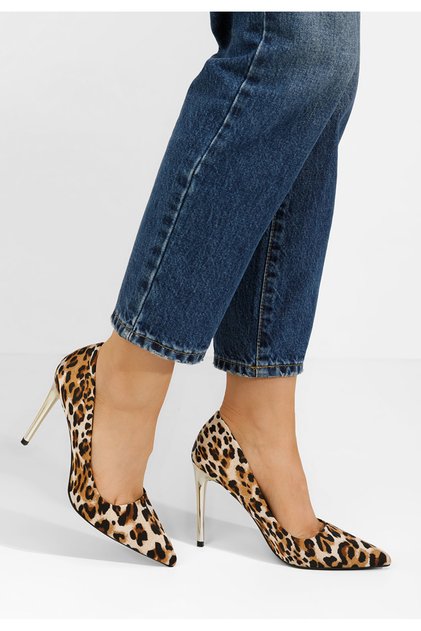 Pantofi Stiletto Lauretta Leopard