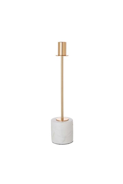 Candlestick & Candle Holder - Gold-colored - Metal 42*8 Cm