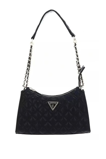 GIULLY TOP ZIP SHOULDER BAG Schwarze Umhängetasche für Damen HWQG8748130-BLA