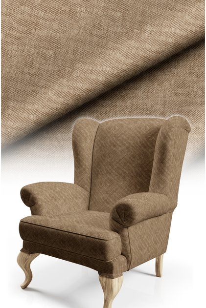 Woven Patterned Crepe Digital Printed Lined Premium Upholstery Sofa Fabric