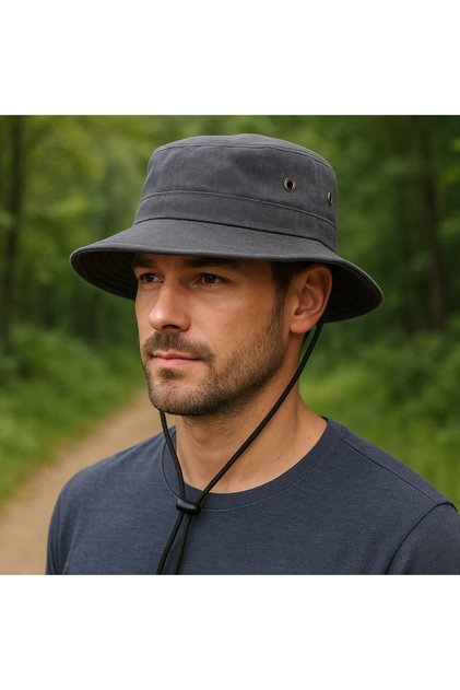 Snap Fastener Cloth Fedora Hat Unisex Does Not Sweat