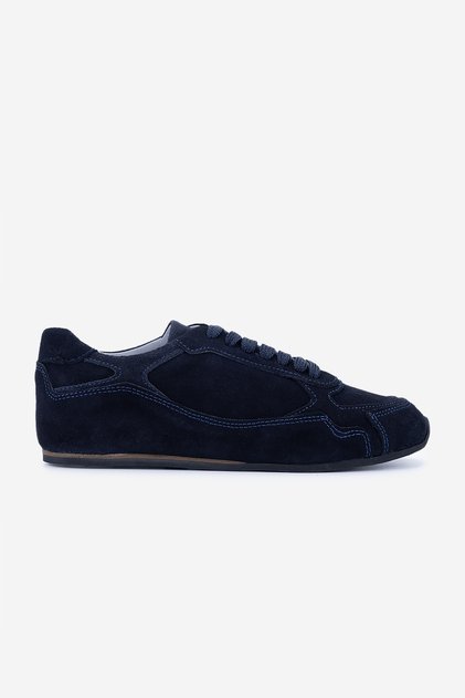 Kadın Hakiki Deri Lacivert Süet Sneakers & Spor Ayakkabı