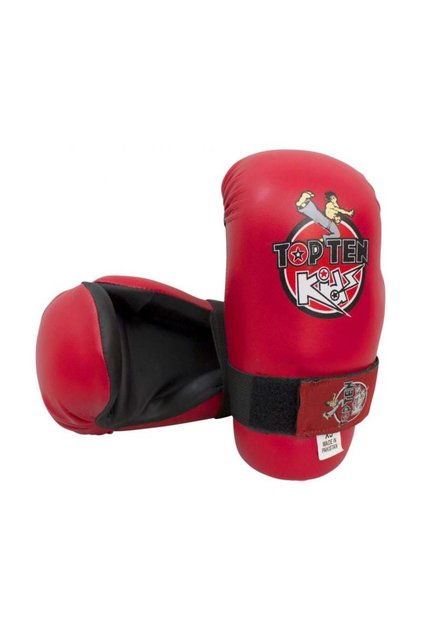 Mănuși de kickboxing „KIDS 2016”, aprobate WAKO, Top Ten, roșii, mărimea XS
