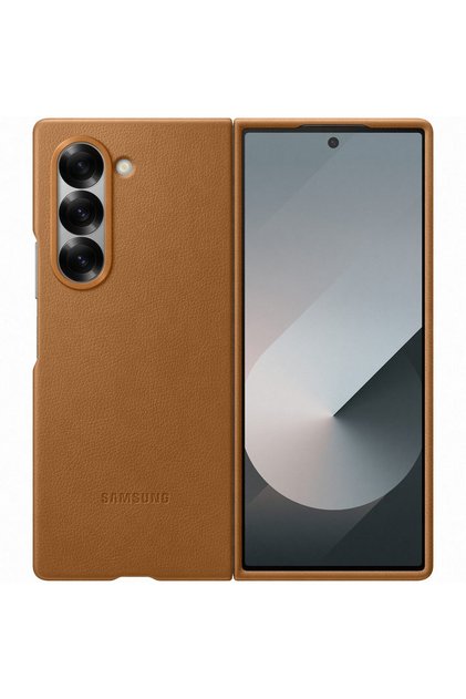 Husa De Protectie Kindsuit (LEATHER) Case Pentru Galaxy Fold6, Brown