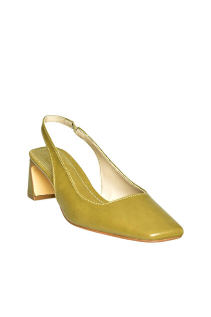 Fox Shoes U654080509 Yeşil Kalın Topuklu Kadın Ayakkabı - Fiyatı