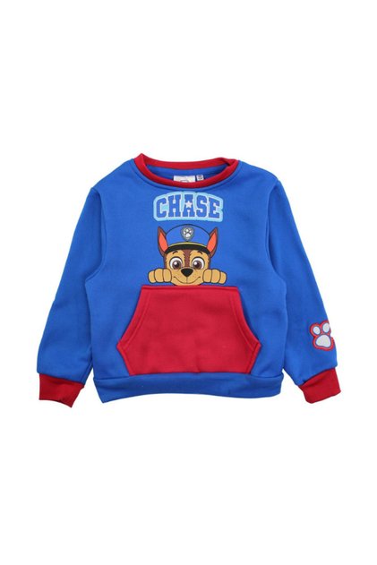 Детски суитшърт, с преден джоб, син, 3 години, 98 см, Paw Patrol