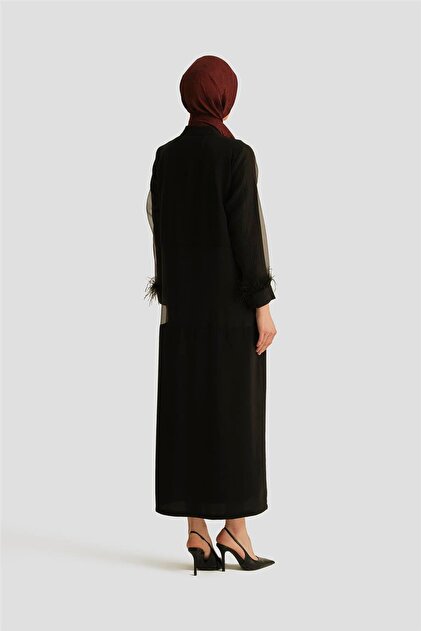 Armine Taşlı Ferace 25YD3002 Siyah - Fiyatı, Yorumları