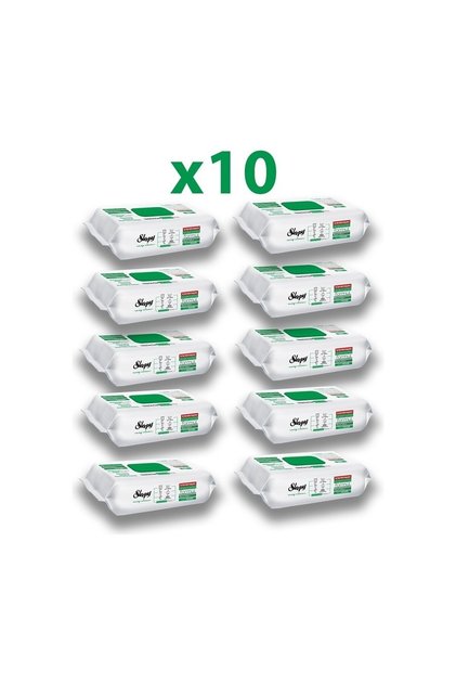 Easy Clean White Soap Added Surface Cleaning Towels 100 Pcs - 10 Pieces