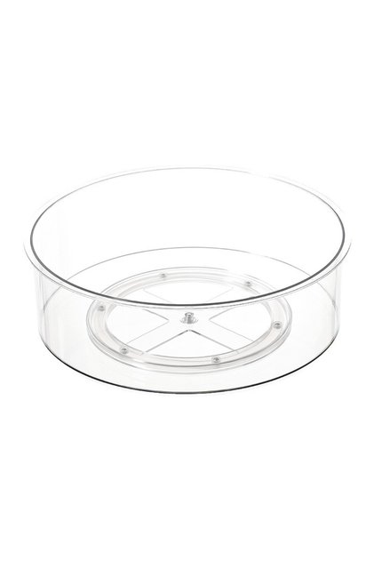 Suport Rotativ pentru Condimente, Flippy, Rotund, 360 de Grade,Plastic, 30.5x30.5x10 cm, Transparent