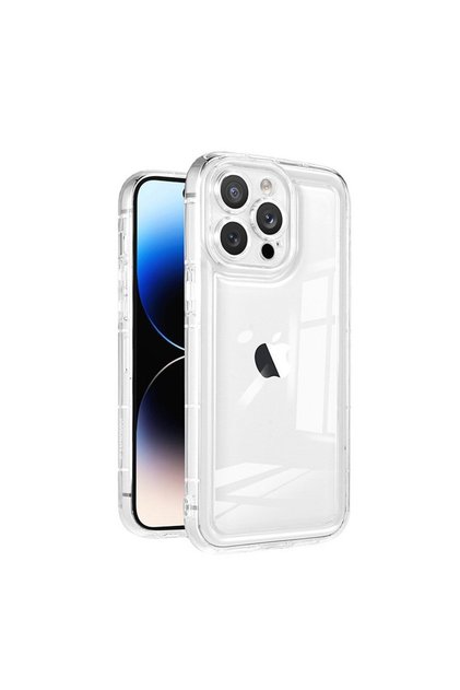 Husa de protectie Flippy, Airbag Shock Absorption, TPU, pentru Apple iPhone 13 , Transparent