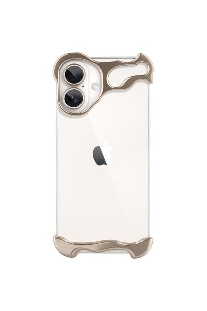 Carcasă metalică compatibilă cu iPhone 16 Plus, rabatabilă, protecție pentru colțuri și cameră, aliaj, rezistentă la șocuri,