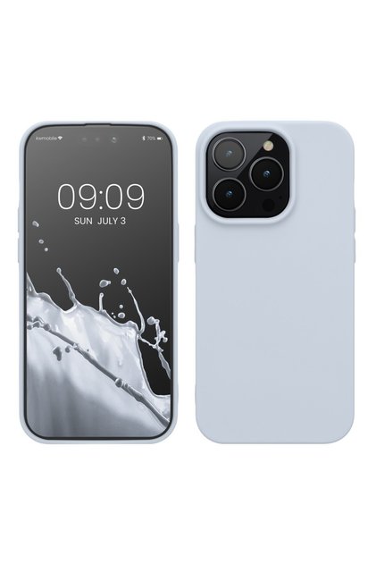 Husa pentru Apple iPhone 14 Pro Flippy, Silicon Liquid, Microfibra, Protectie Antisoc, Grey, Gri