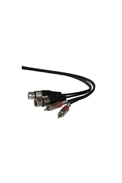 Cablu 2x RCA tata la 2x XLR mama 3m