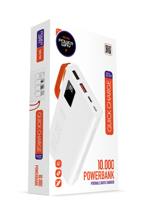 Powerway 20.000 Mah Pd 22.5w Kablolu 3.0 Hızlı Şarj Gerçek 20.000