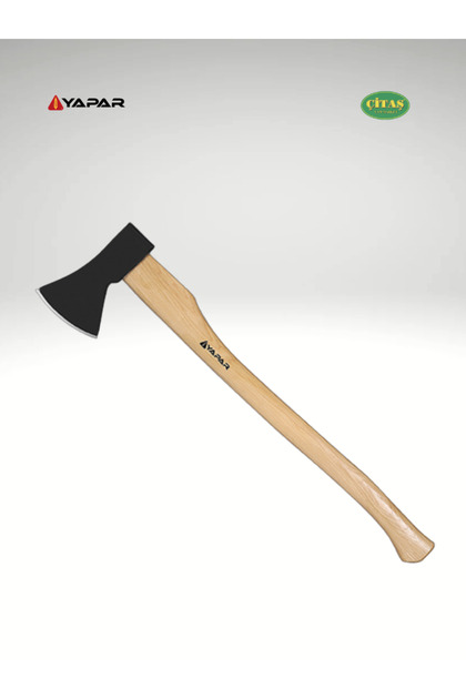Balta Ahşap Saplı 80 CM Dövme Çelik Balta (Alman Tipi)