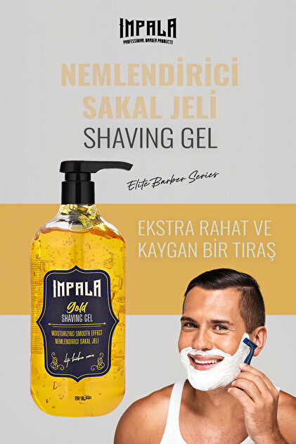 IMPALA Tıraş Jeli Premium Shaving Gel Gold 1000ml - Fiyatı, Yorumları