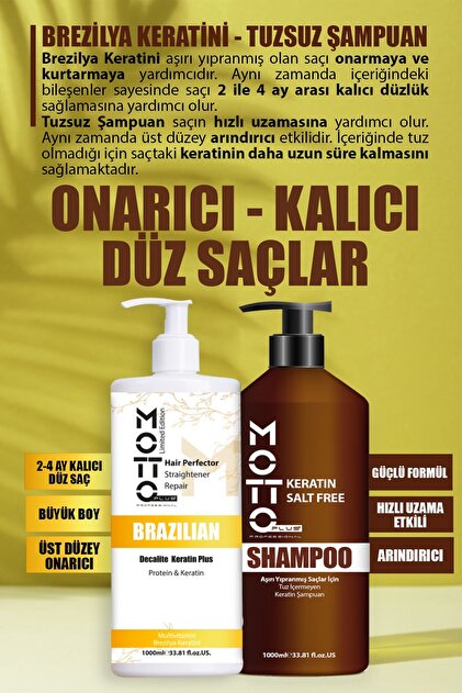 Motto Plus Professional Aşırı Yıpranmış Saçlar Için Saç