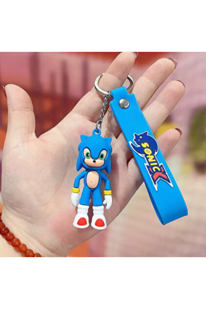 Bizde Ne Yok ki Sonic Knuckles 3D Luxury Keychain Toy and Bag