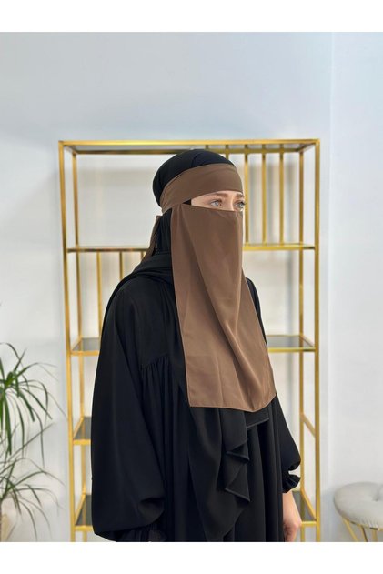 single tier night medine silk coffee color