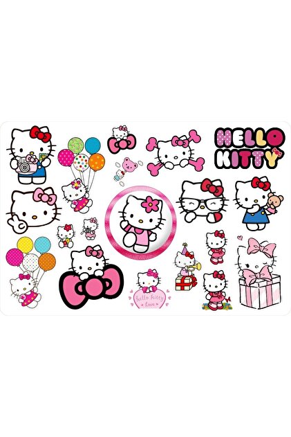 Ceres Studio Hello Kitty Sanrio Sticker 2cm Ile 5cm Arası 1 Sayfa