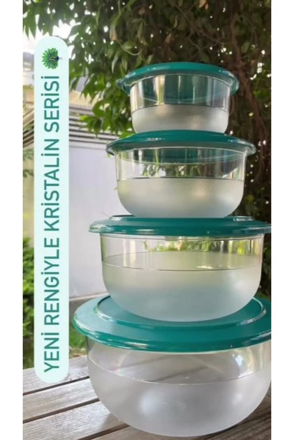Kristal 4 Parça Set.