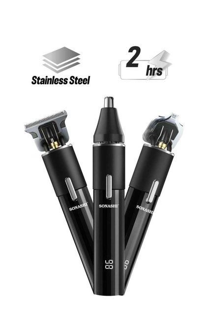 6-in-1 Rechargeable Hair Clipper Set - Trimmer/Shaver/Nose Trimmer, SHC-1064