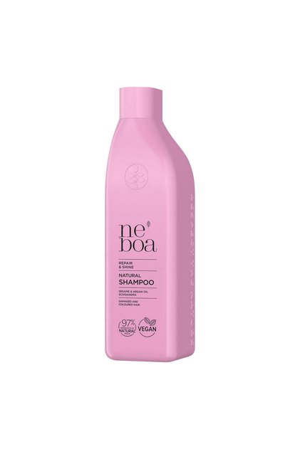 Șampon natural reparator pentru strălucire, Repair & Shine, Neboa, 300 ml