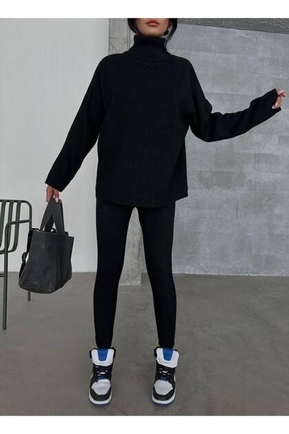 Dgn's Sportswear- 2-Piece Women's Sweater-Pants Suit