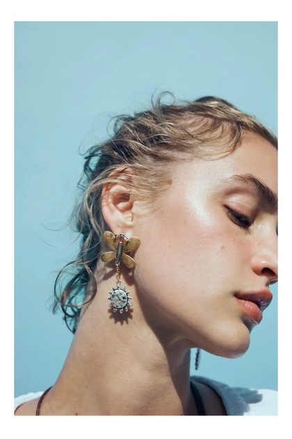 Brand Butterfly Earrings