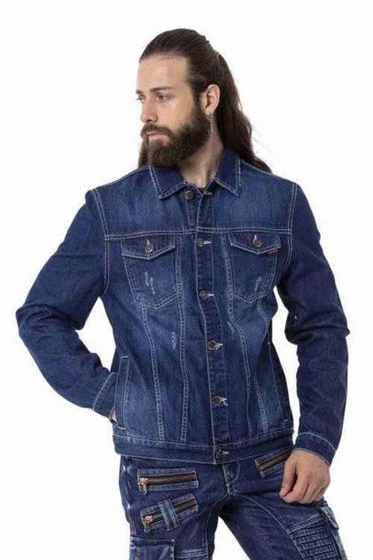Cj289 Matte Men's Denim Jacket