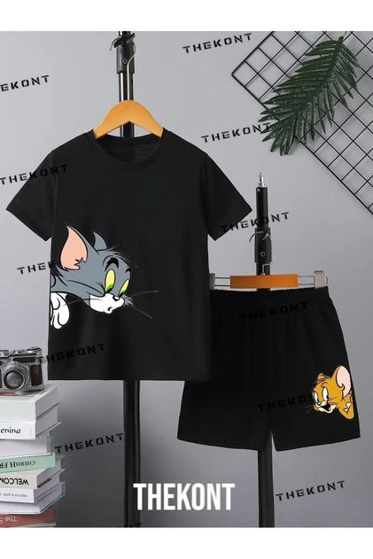 Tom and Jery Child Shorts/Tshirt Set with Lower and Upper Print