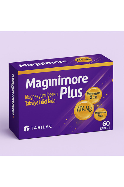 Plus 60 Magnezyum Içeren Takviye Edici Gıda