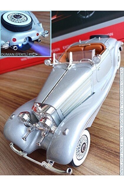 OYUNCAKSAHİLİ Mercedes Benz 500K Metal Klasık ingiltere Araba 1936