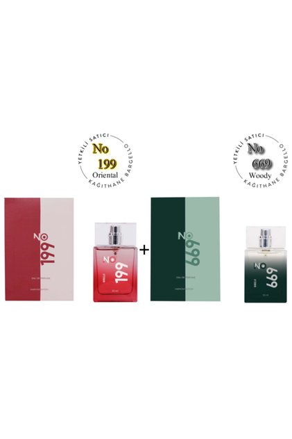 No: 199 + No:669 Erkek Parfüm Edp 50 ml Oriental / Woody - Mnms50no199669