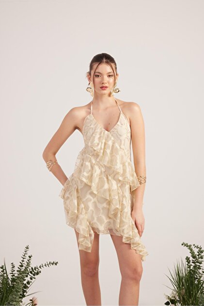 daniela mini dress beige Daniela Dress (Cream) main image 0