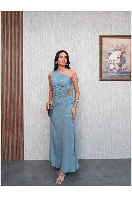 strapless open back dress Balmy One Shoulder Dress  Esmaee