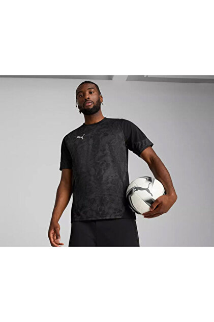 Puma Teamcup Training Jersey Erkek Futbol Tişörtü 65916703 Siyah
