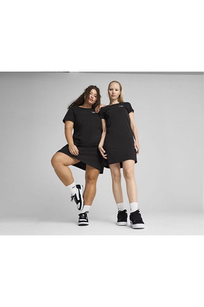 Puma Ess No. 1 Logo Slim Dress Women Casual Dress 68497401 Black