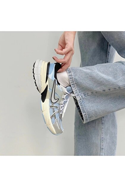 Nike V2K 'Psychic Blue Metallic Silver'-KADIN SNEAKER AYAKKABI