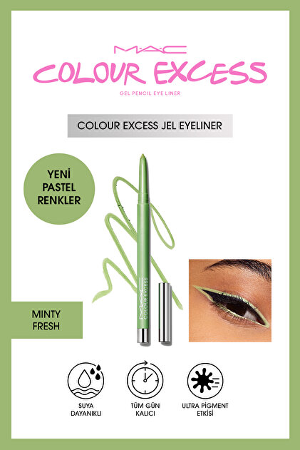 Mac Colour Excess Jel Eyeliner / MINTY FRESH - Fiyatı, Yorumları