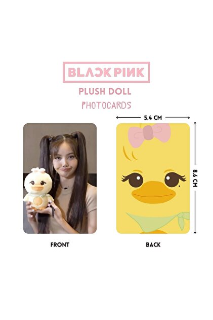Kpop Dünyasi BLACKPINK '' Plush Doll '' Photocards Set 1 - Fiyatı