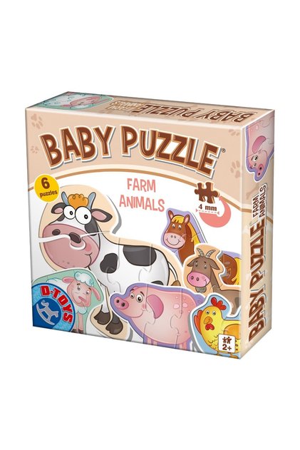 Puzzle pentru bebeluși - Animale de la fermă