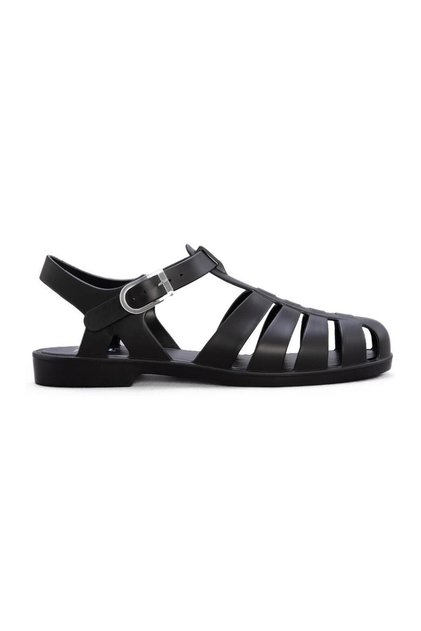 S10259 Biarritz Matte Sandale Crna
