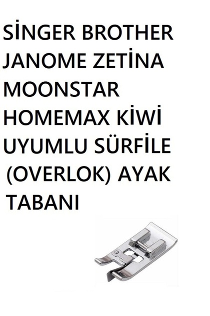 Swart Singer Zetina Janome Brother Bernette kiwi 4'lü Ayak Seti