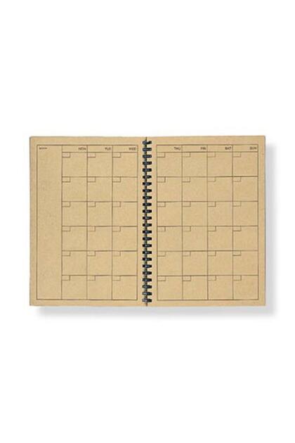 Muji Kraft Paper Monthly Planner Tarihsiz Ajanda - Fiyatı, Yorumları