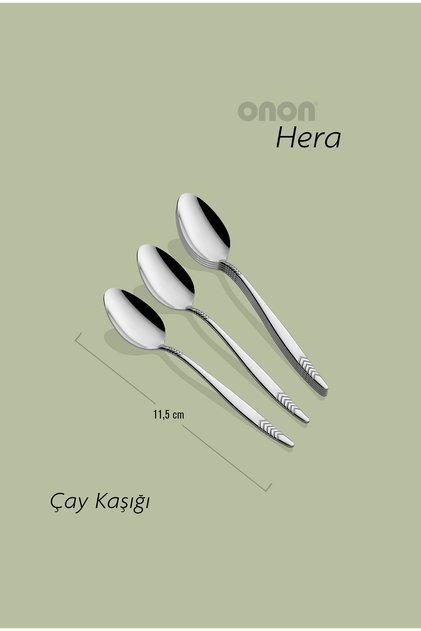 Hera 6'lı Çay Kaşığı Takımı