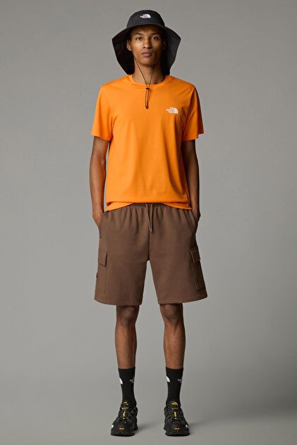 The North Face Simple Dome Erkek Turuncu Tişört - NF0A87NG6HI1