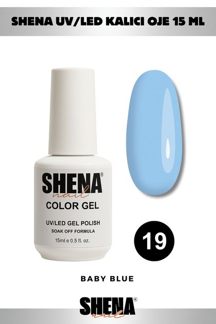 Kalıcı Oje 15 Ml - 19 Bebek Mavisi - UV/LED Gel Polish ❤ From Dubai