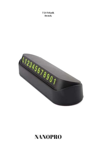 1Pc Car Parking Phone Number Compatible Phosphorescent Numberer Auto Glass Card