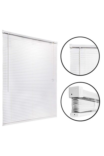 Jaluzea Orizontală Din Pvc Pentru Interior – Culoare Alb, Plastic
